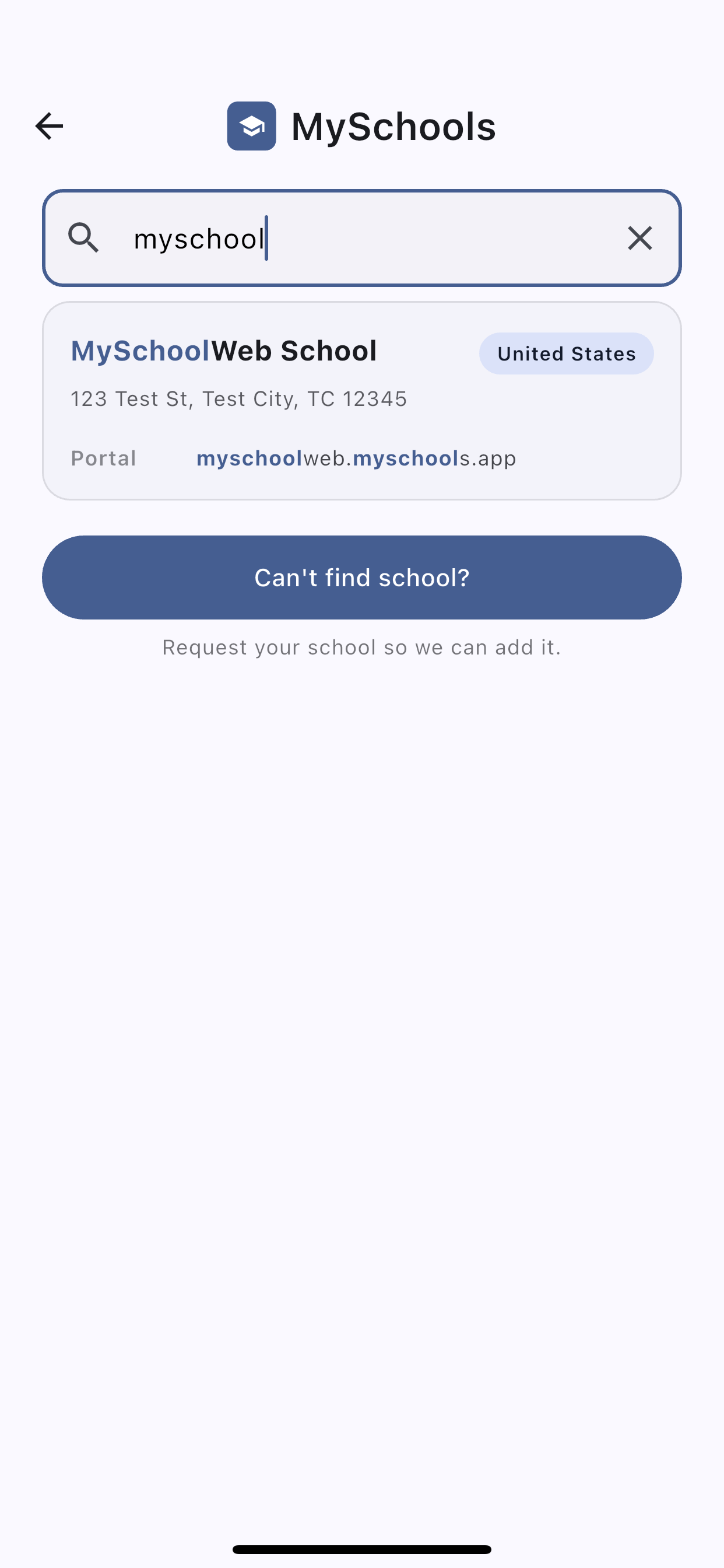School Search